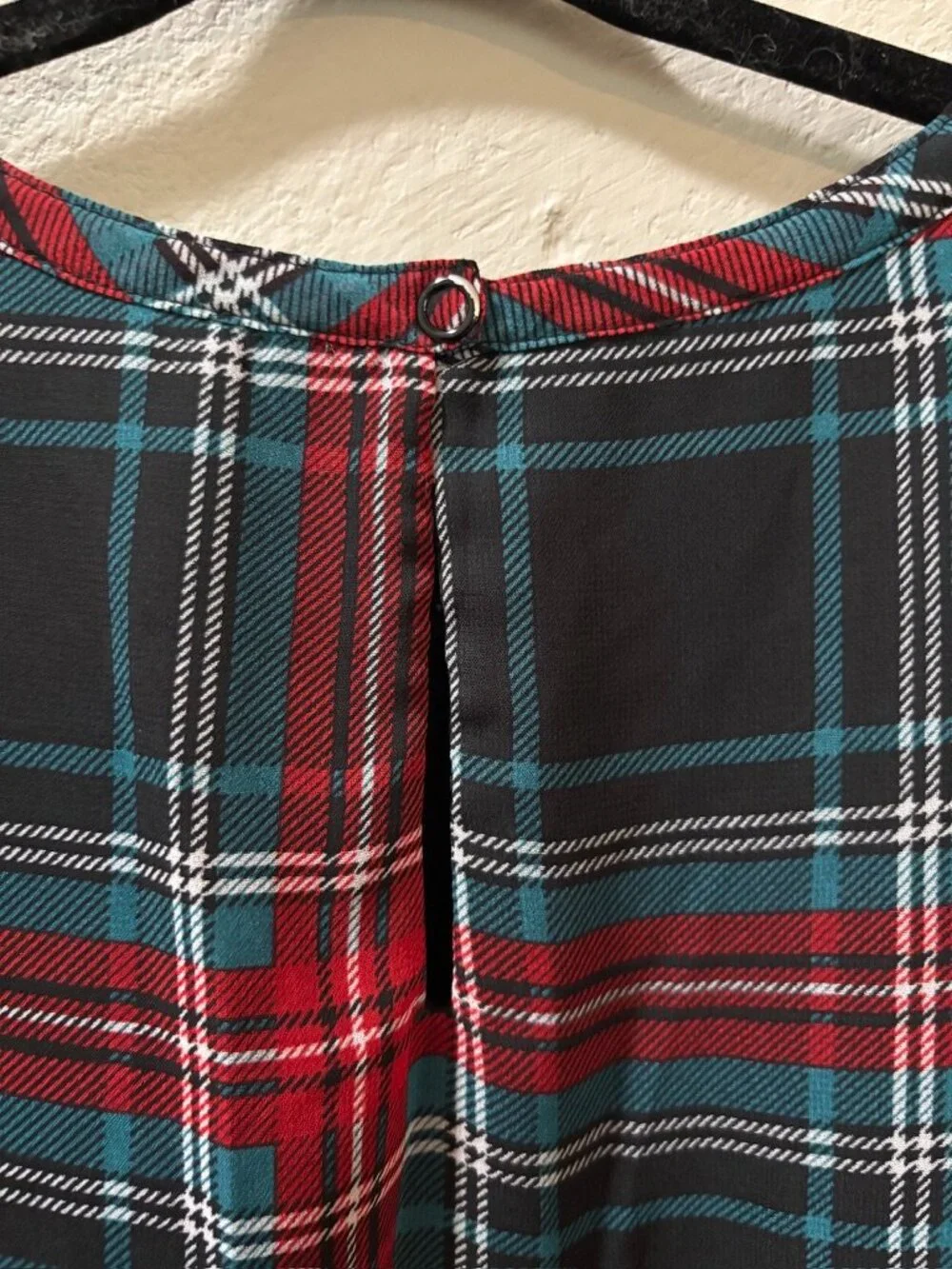 Draper James Girls Plaid Long Sleeve Holiday Dress Size Medium